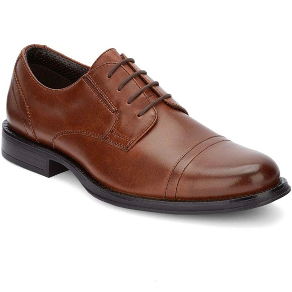 DOCKERS Oxford Brown Dress Shoes in size 11 - Picture 7 of 7